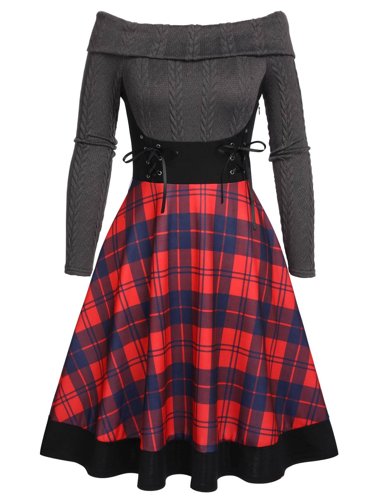 find-robe-pull-rouge-vintage-annee-50-dos-nu-maille-a-carreaux-cocktail-fashion_0.jpg