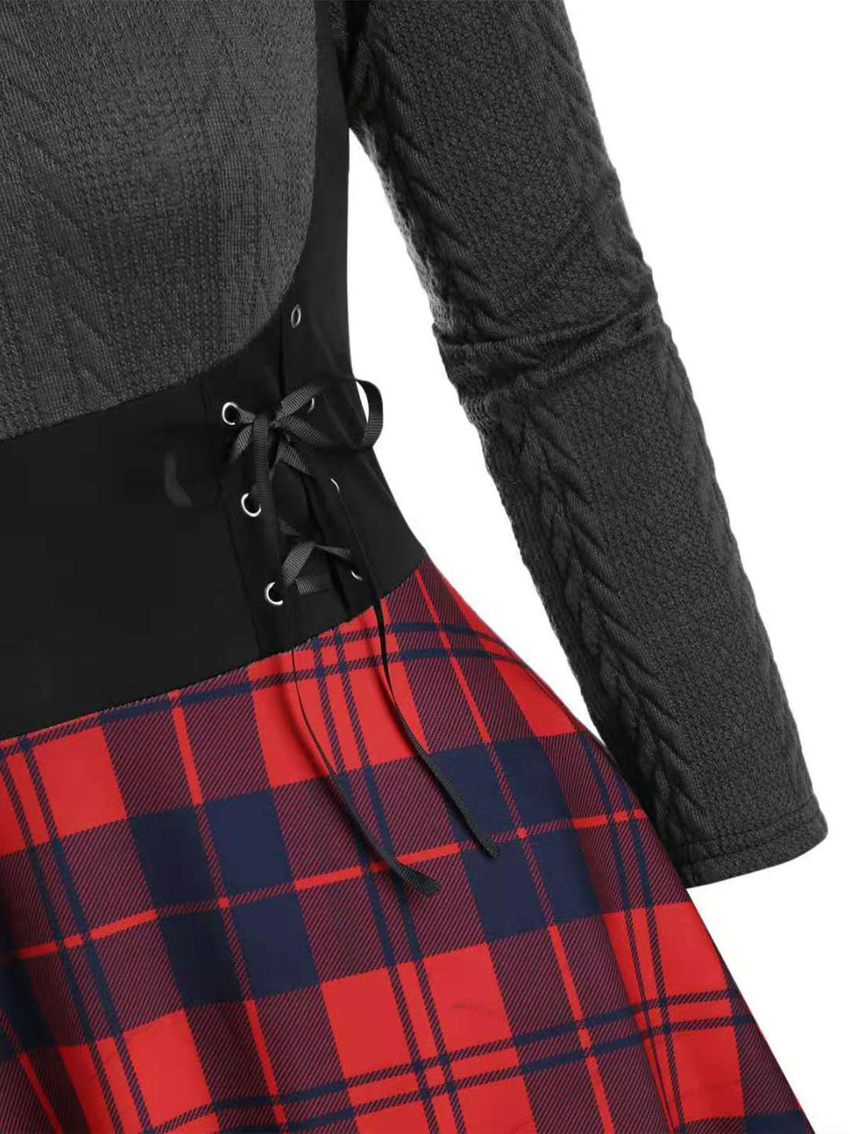 find-robe-pull-rouge-vintage-annee-50-dos-nu-maille-a-carreaux-cocktail-fashion_2.jpg