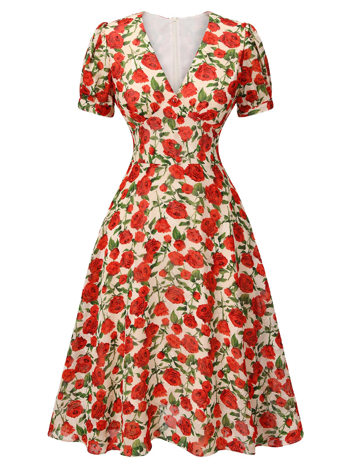 buy-robe-trapeze-rose-a-col-en-v-des-annees-1940-rouge-supply_1.jpg