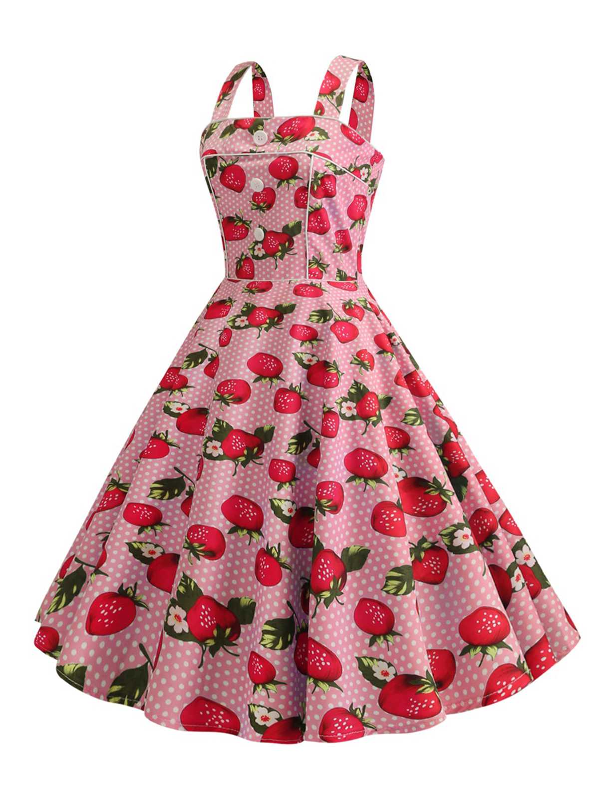 find-the-right-robe-sans-manches-a-pois-et-fraises-des-annees-1950-on-sale_1.jpg