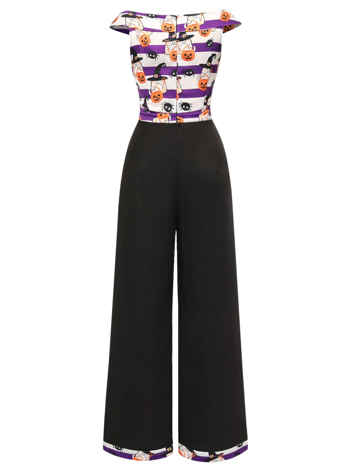 buying-combinaison-patchwork-noire-a-epaules-denudees-citrouille-des-annees-1950-online-sale_3.jpg