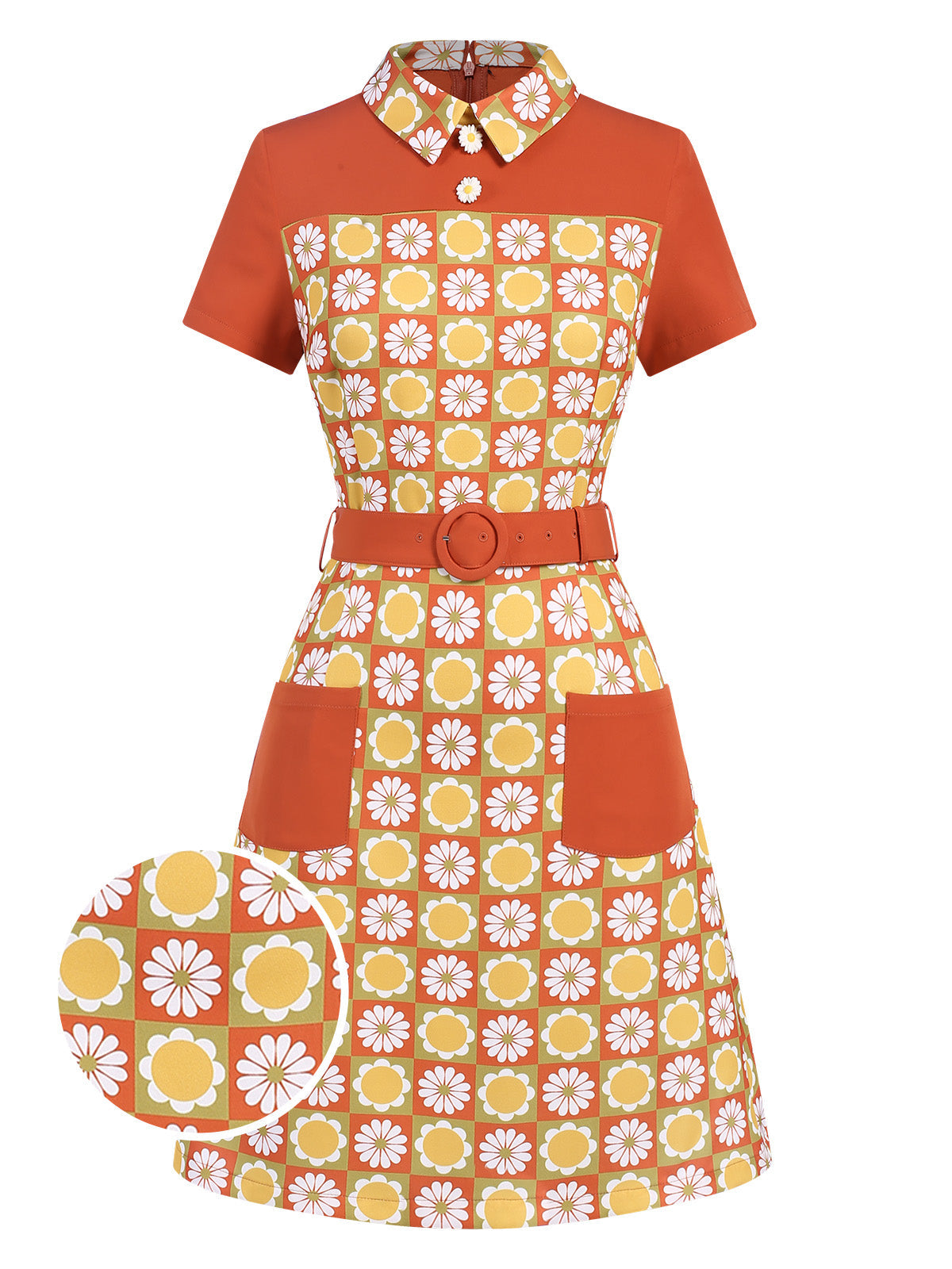 clearance-robe-ceinture-multicolore-a-revers-marguerites-des-annees-1960-online-hot-sale_0.jpg