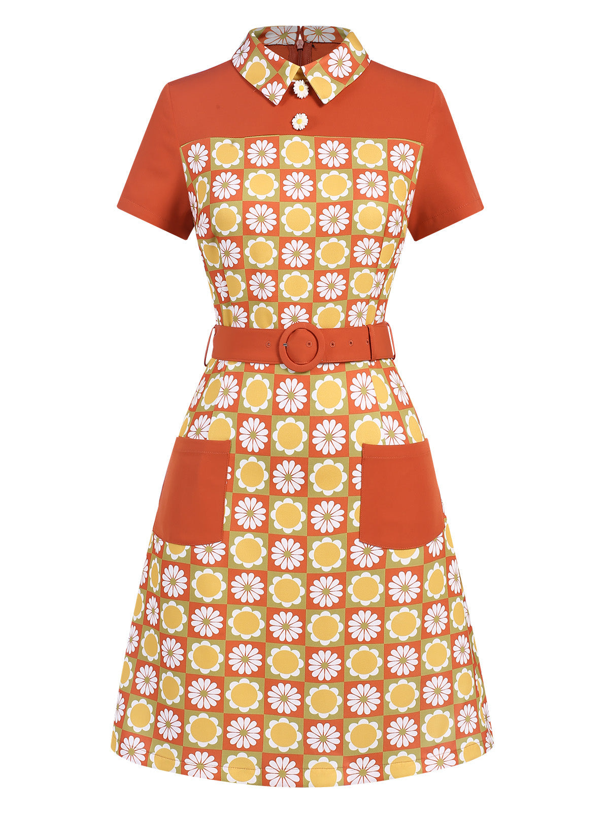 clearance-robe-ceinture-multicolore-a-revers-marguerites-des-annees-1960-online-hot-sale_1.jpg