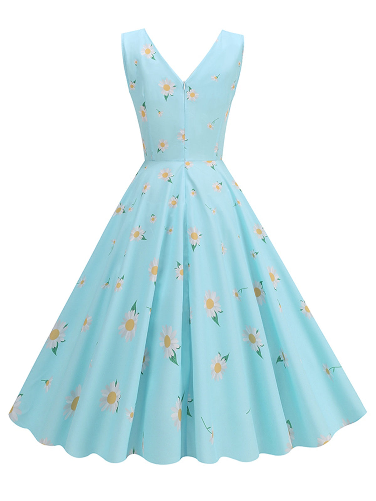 the-one-place-to-buy-robe-sans-manches-a-imprime-marguerites-et-fraises-des-annees-1950-sale_4.jpg