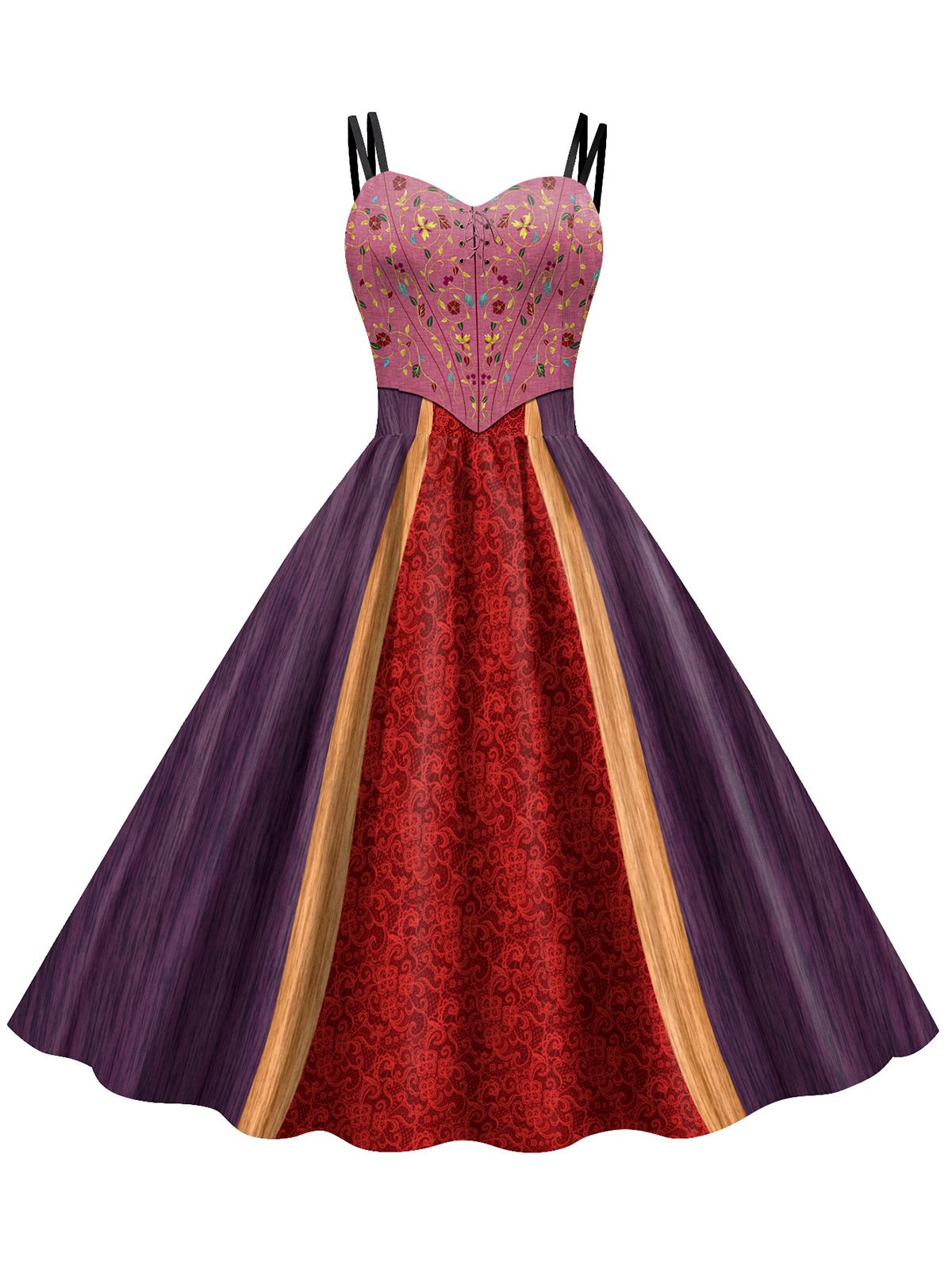 sports-gear-for-robe-patchwork-a-doubles-bretelles-sanderson-sisters-des-annees-1950-sale_0.jpg
