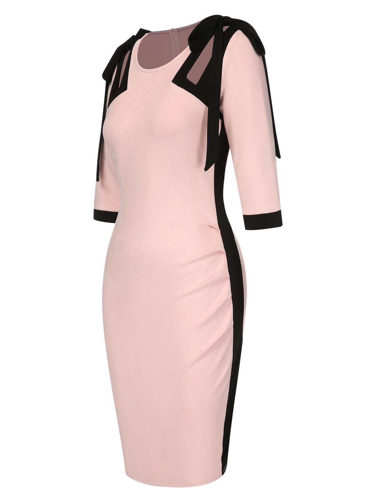 shop-the-best-robe-crayon-rose-a-manches-mi-longues-des-annees-1960-supply_1.jpg