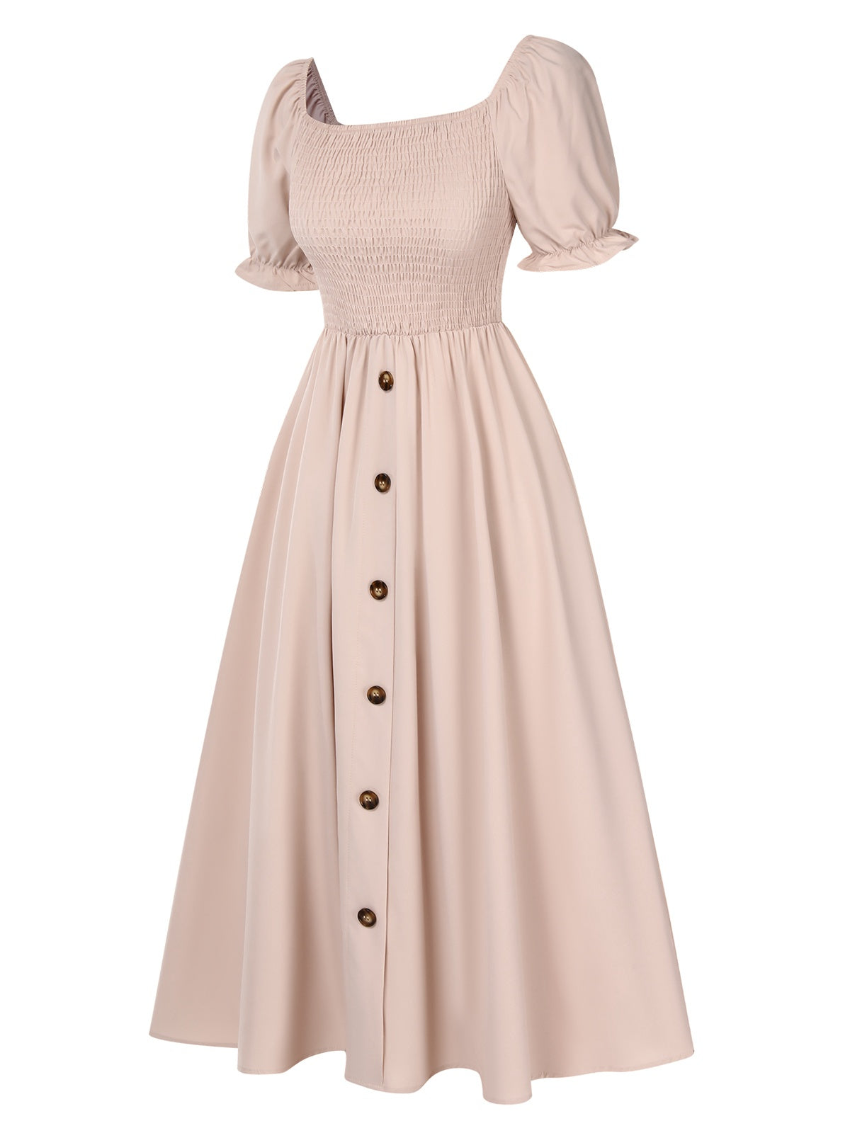 shop-the-official-shop-of-robe-froncee-boutonnee-a-manches-bouffantes-et-col-carre-beige-des-annees-1940-online-sale_2.jpg