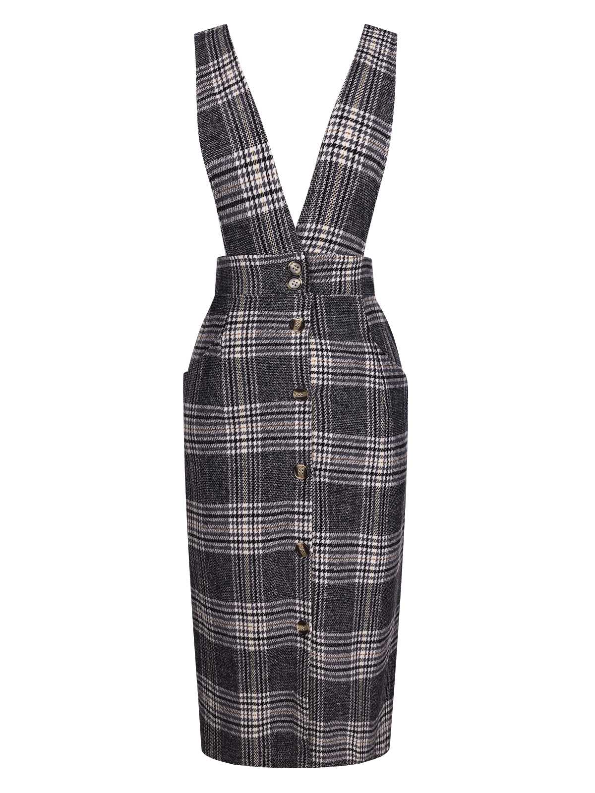 cheapest-robe-chasuble-a-carreaux-et-boutons-gris-des-annees-1960-sale_0.jpg